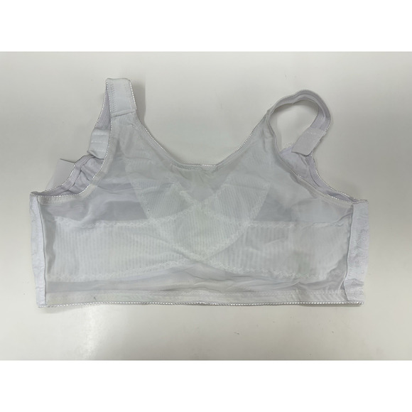 Instant Shaping Bra Size 42DD White Front Clasp Full Figure No Wire 1628 NWTs - Picture 7 of 10